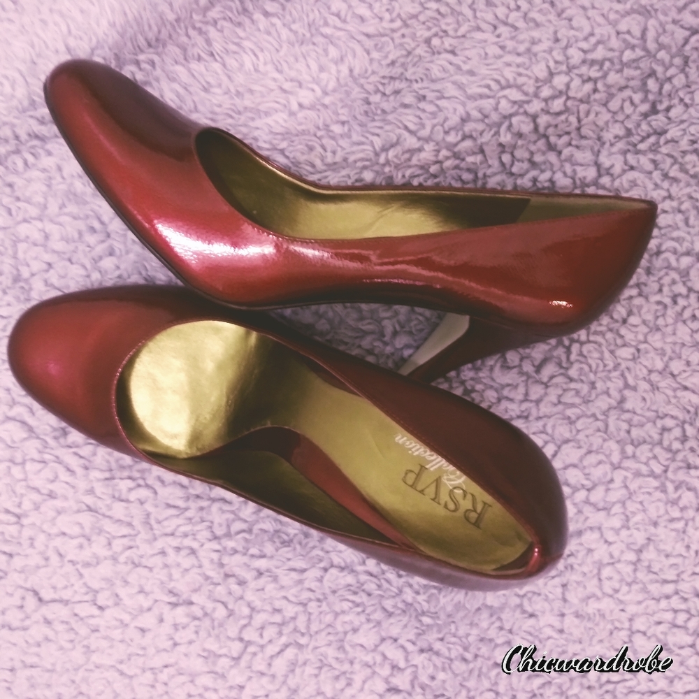 Burgundy heels